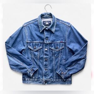 Vintage 80’s 90’s The Great Plains Denim Trucker Jacket size 38 made in USA